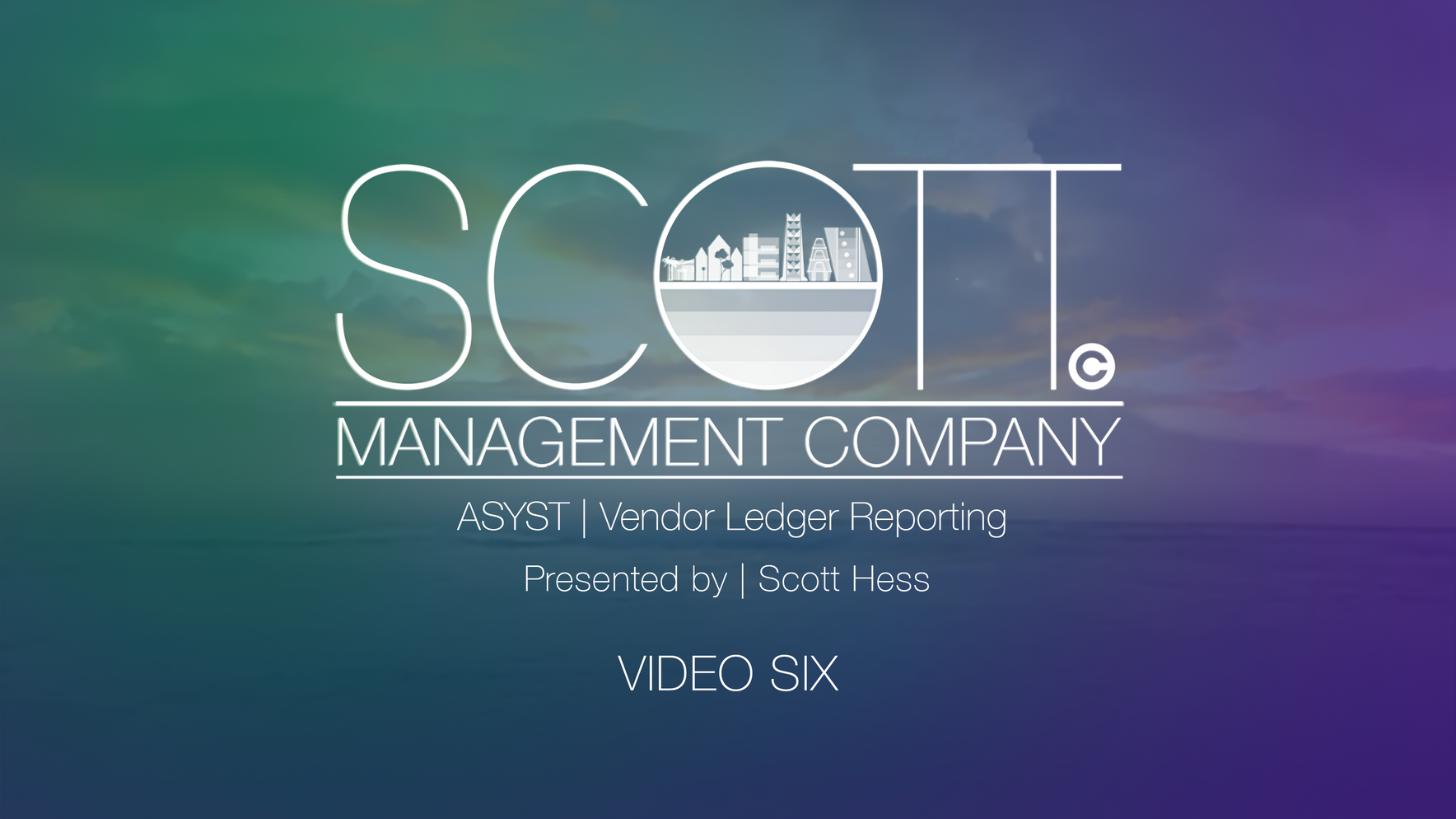 ASYST | Vendor Ledger Reporting